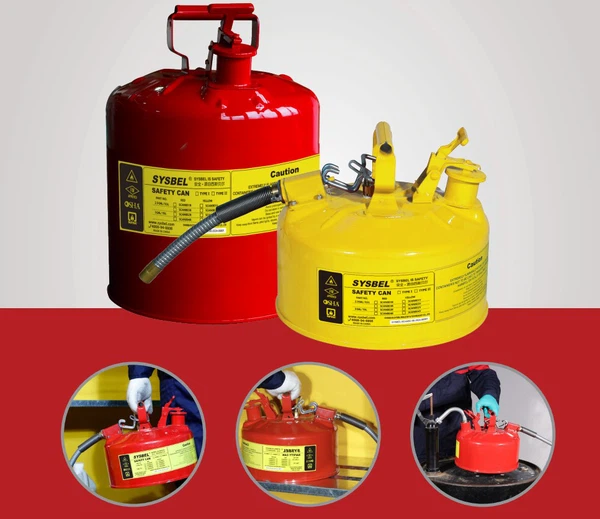 SYSBEL Safety Cans – Certified Protection for Flammable Liquid Storage SYSBEL Safety Cans – Certified Protection for Flammable Liquid Storage